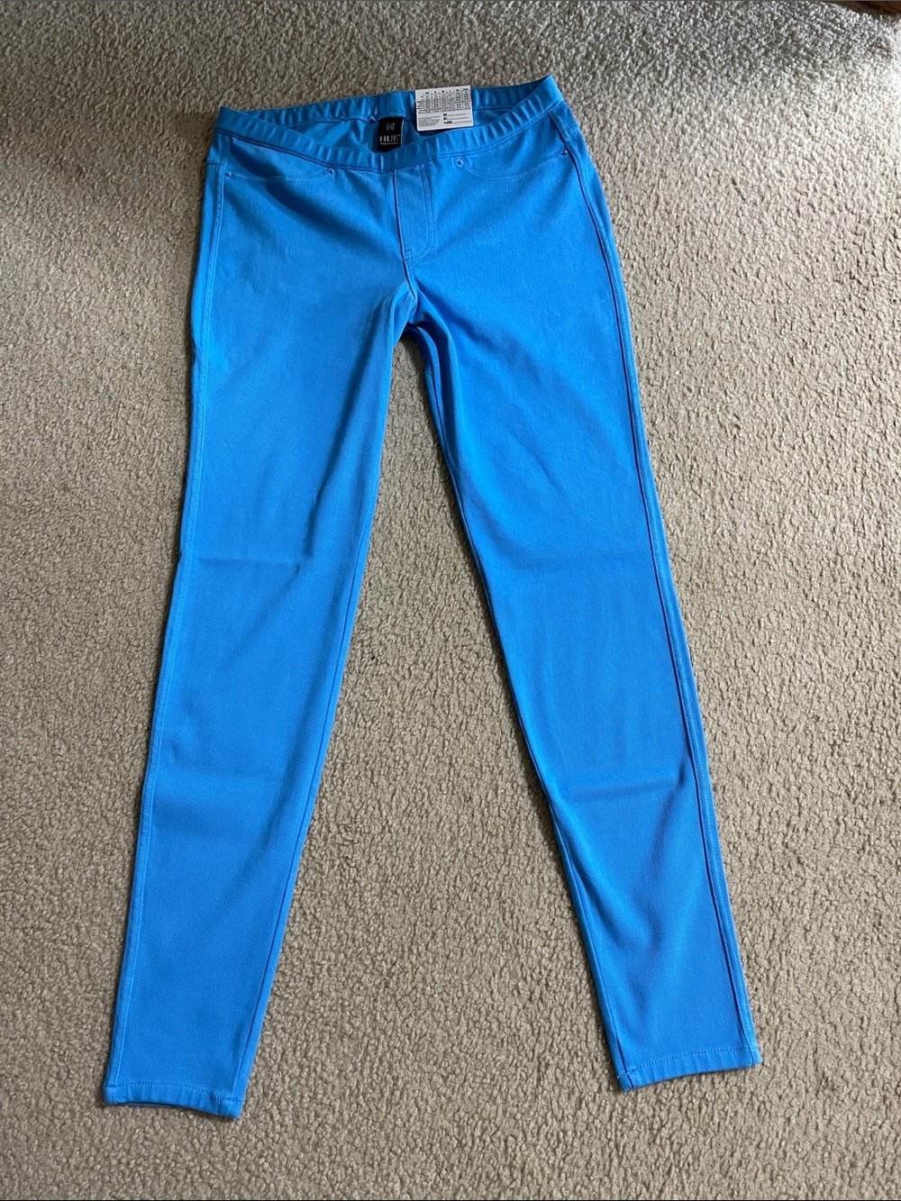 Girls Bright Blue Active Leggings - Unbranded